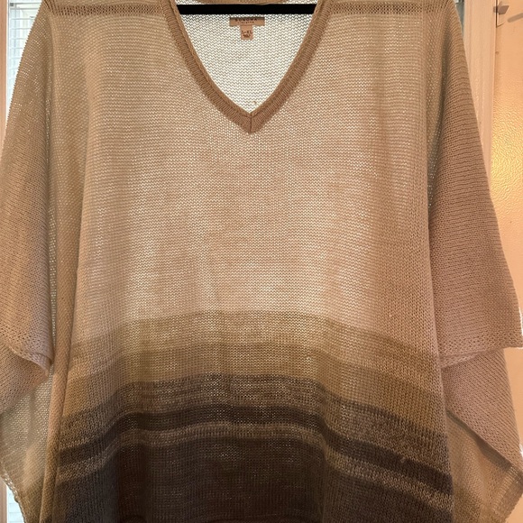 🍂🍂Poncho Style Vneck Sweater - Picture 5 of 7
